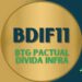 BDIF11 BTG PACTUAL DÍVIDA INFRA